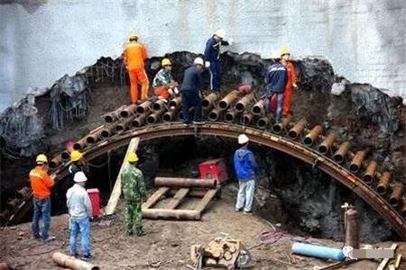 蓟州隧道钢花管支护案例